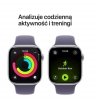 Apple Watch Series 11 GPS+Cellular koperta 42 mm z aluminium w kolorze srebrnym, pasek sportowy w kolorze mlecznego fioletu - rozmiar S/M